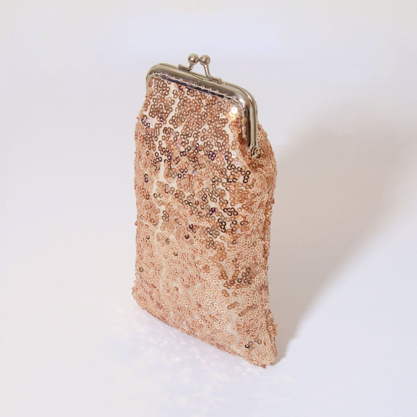 Porta occhiali paillettes pesca