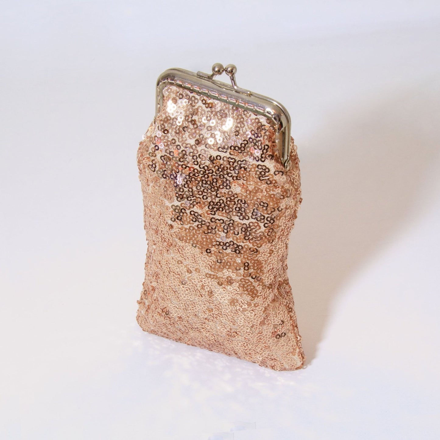 Porta occhiali paillettes pesca
