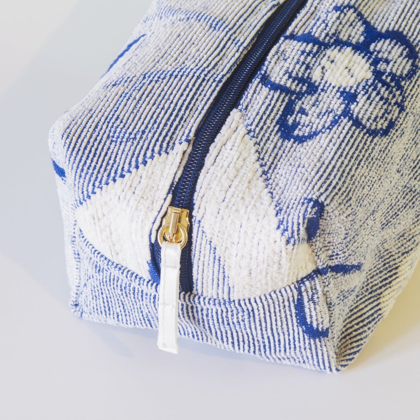 Astuccio fiori blu